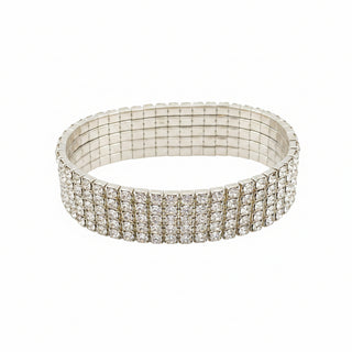 AOTA Gold Stretch Tennis Bracelet