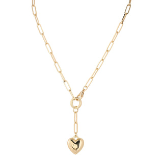 Merx Solid Gold Heart Necklace