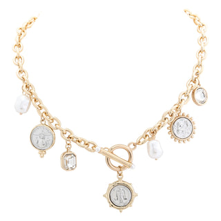 Merx Multi Charm Necklace