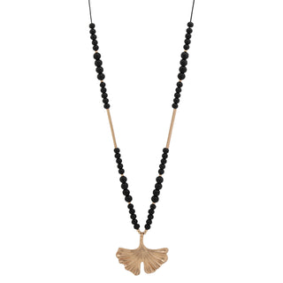 Merx Ginkgo Leaf Necklace