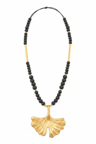 Merx Ginkgo Leaf Necklace