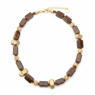Merx Chunky Earth tone Necklace