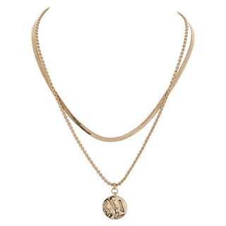 Merx Double Chain Necklace