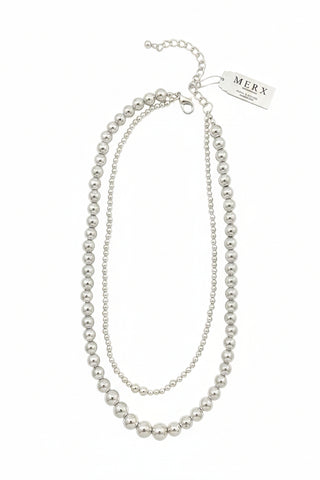 Merx Multi Strand Beaded Necklace