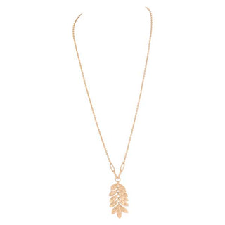 Merx Leaf Pendant Necklace