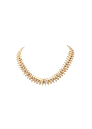 Merx Gold Crescent Link Necklace