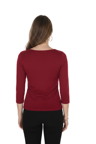 Frank Lyman Essential Jersey Scoop neck Top