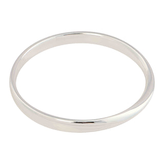 Merx Thin Silver Bangel Bracelet