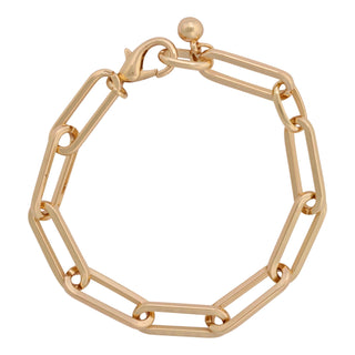 Merx Paperclip Chain Bracelet -Gold