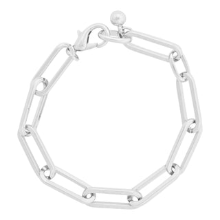 Merx Paperclip Chain Bracelet -Silver