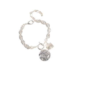 Merx Twisted Rope Chain Bracelet - Silver