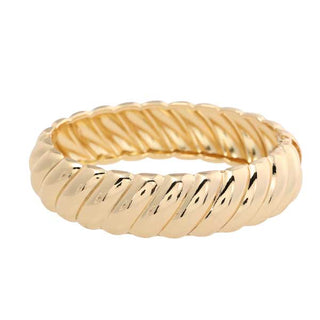 Merx Gold Rope Cuff Bracelet