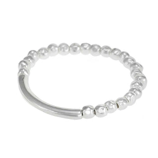 Merx Hammered Bead Bracelet