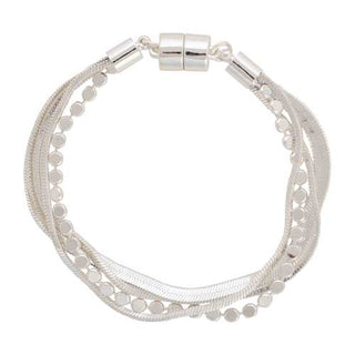 Merx Four Strand Silver Bracelet