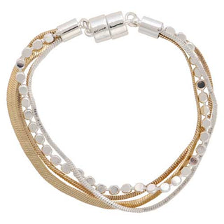Merx Two Tone Four Strand Bracelet