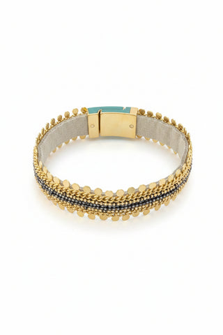 Merx Multi-Chain Tri-Colour Bracelet