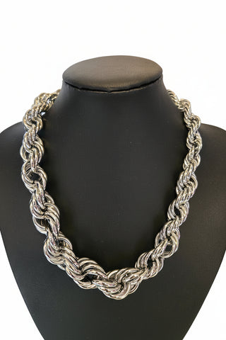 AquaLuxe Chunky Twist Necklace