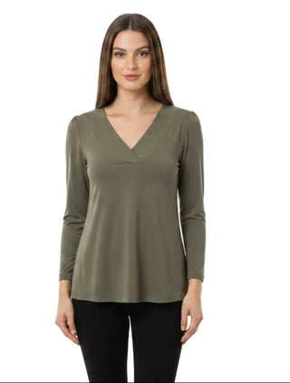 Softworks V neck Solid Top
