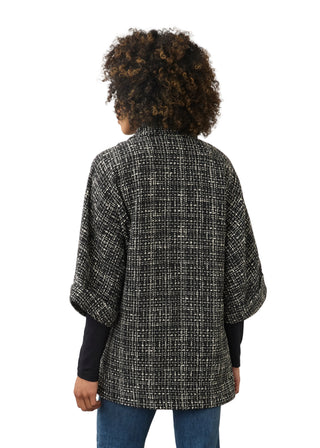 FDJ Tweed Poncho Coat