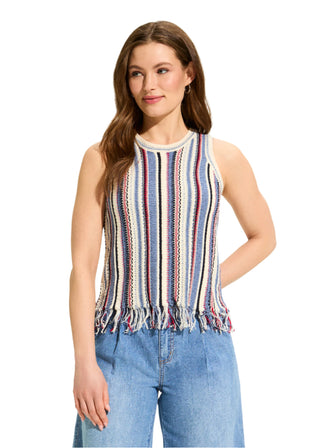 FDJ Vertical Stripe Sweater