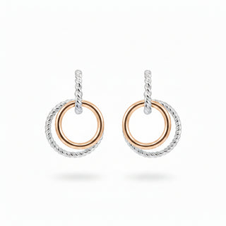 AquaLuxe Rope Circles Earring