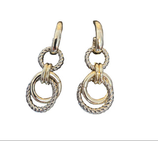 AquaLuxe Rope Circles Earring