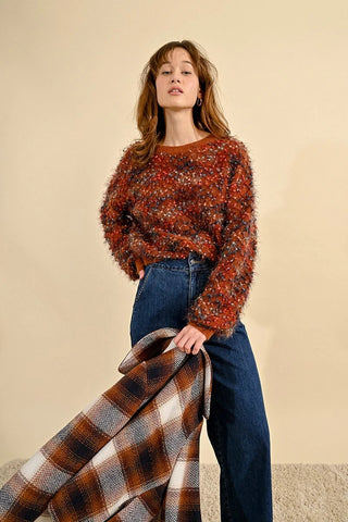 Molly Bracken Mixed Texture Kit Sweater