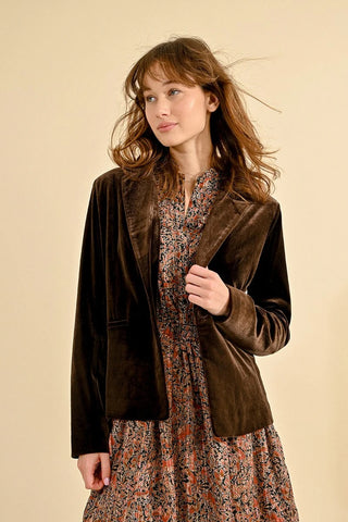 Molly Bracken Velvet Blazer