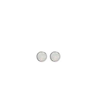 Merx Earring Stud White Opal