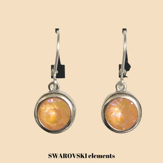 Merx Earring French Hook Peach Delight Silver