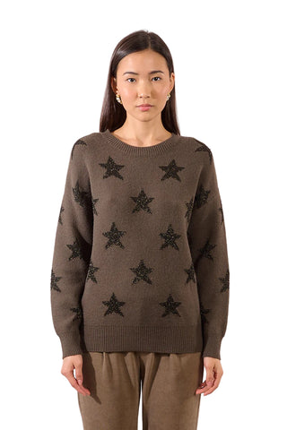 Molly Bracken Sweater with Star Pattern