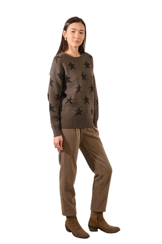 Molly Bracken Sweater with Star Pattern