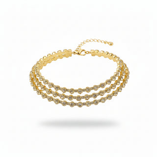 Merx Collar Rhinestone Necklace