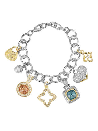 K. Bell Silver Trinket Bracelet