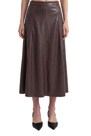 Astrid Faux Leather Skirt