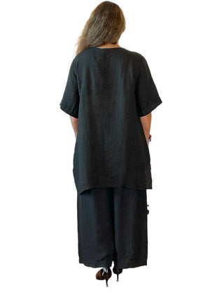 Made In Italy Linen Top