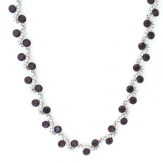 Crystal Waters Onyx Rhinestone Necklace