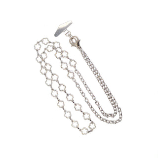 Luv & Co. Silver Clover Phone Charm