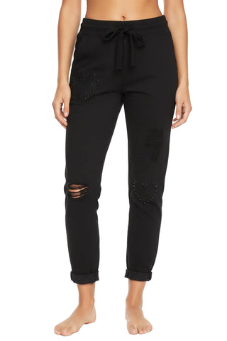 Amorosa  Heart Embellished Pant