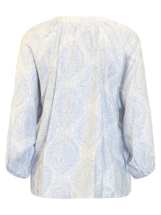 B. Copenhagen Blue Blizzard Blouse