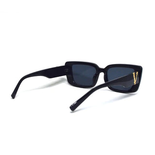 Sunglasses Black with gold V