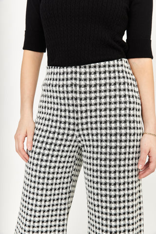 Hounds tooth print pants