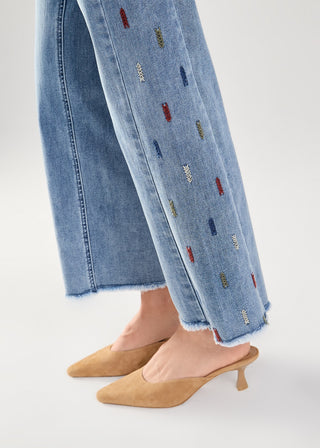 FDJ Pull on Straight ankle Jean