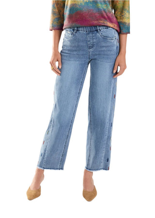 FDJ Pull on Straight ankle Jean