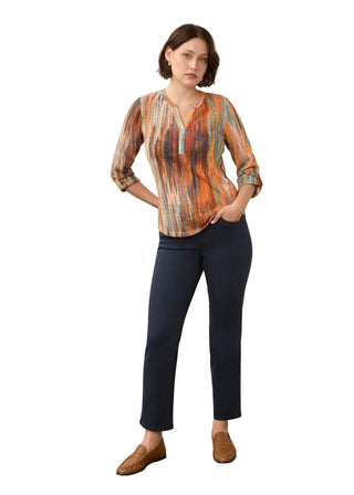 FDJ Pull-On Straight Ankle Jean