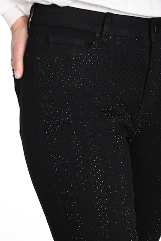 Frank Lyman Rhinestone Front Pant