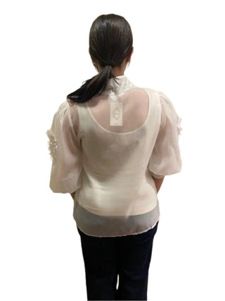 Vivid Sheer Blouse