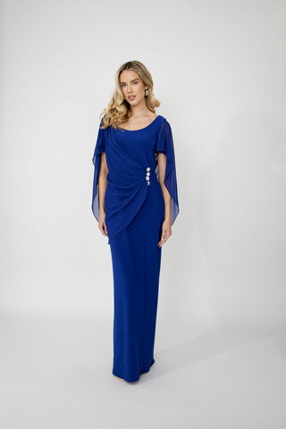Frank Lyman Ruched Front Gown