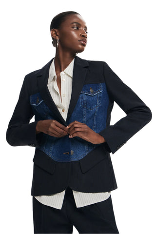 Desigual Hybrid trucker blazer