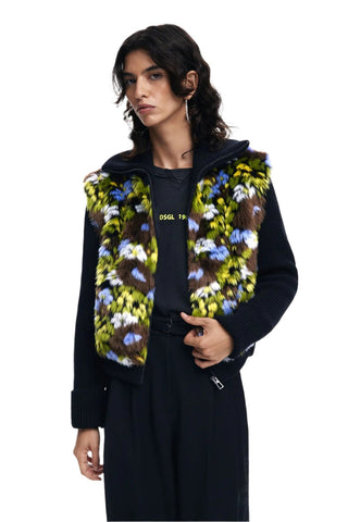 Desigual Combined floral jacket